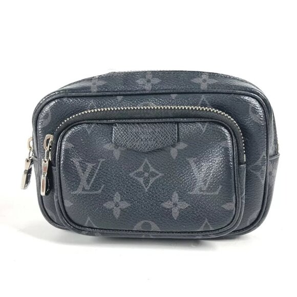 LOUIS VUITTON M30755 MonogramEclipse Outdoor Pochette Bag Crossbody Pochette... - Picture 6 of 15